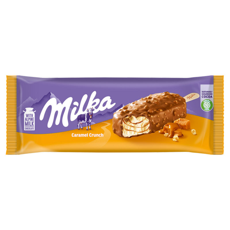 Milka Lody o smaku waniliowym z sosem karmelowym 90 ml