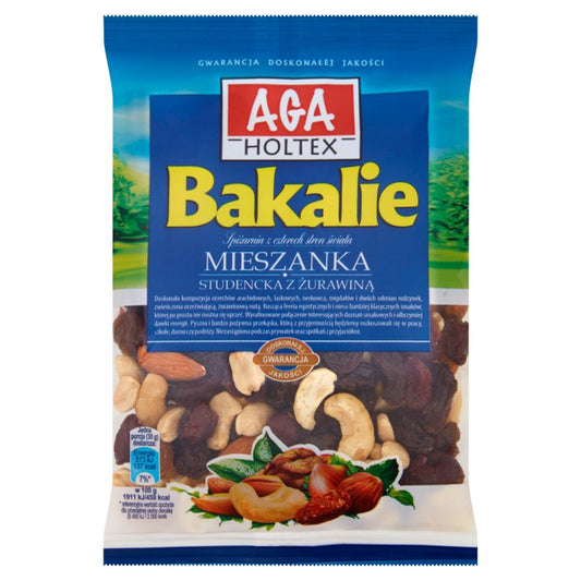 Bakalie Mieszanka studencka z żurawiną 150 g