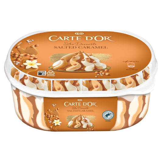 Carte D'Or Les Desserts Lody karmelowe i lody waniliowe 825 ml