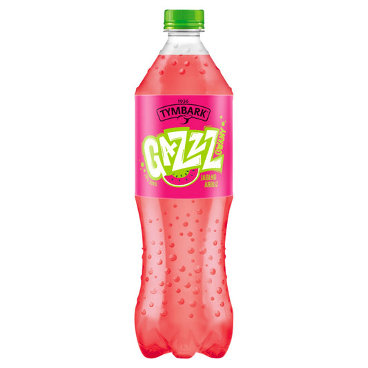 Tymbark Gazzzowany Gazowany napój jabłko arbuz 1 l